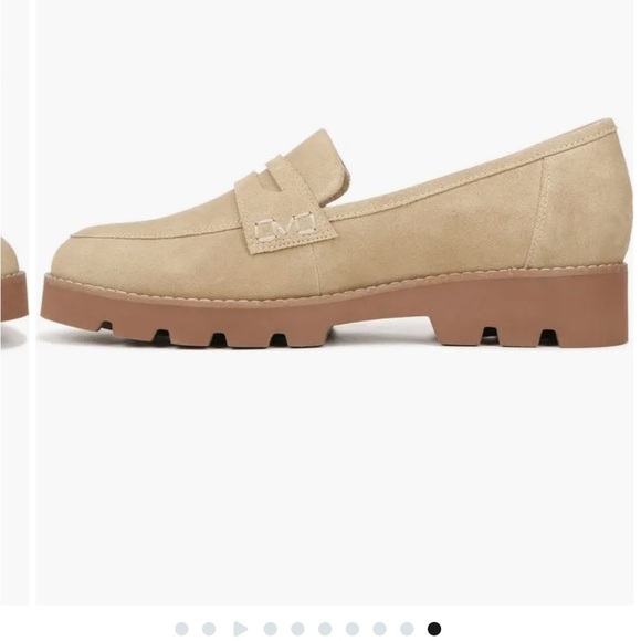 Vionic Cheryl II Lug Penny Slip-On Loafers Beige Cream - Picture 5 of 16